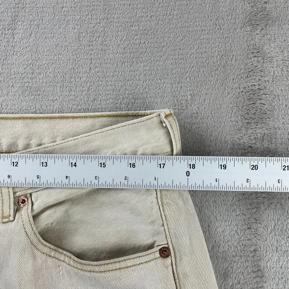Vintage Levi's 501 XX Jeans Men 38 (Fits 34x29) Beige Straight Leg Grunge‎ Y2K